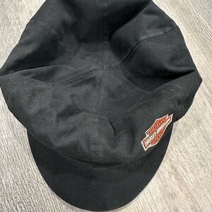 Harley-Davidson Black and Orange Cap